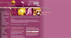 Desktop Screenshot of boutiqueindia.com
