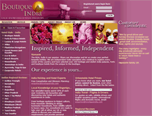 Tablet Screenshot of boutiqueindia.com